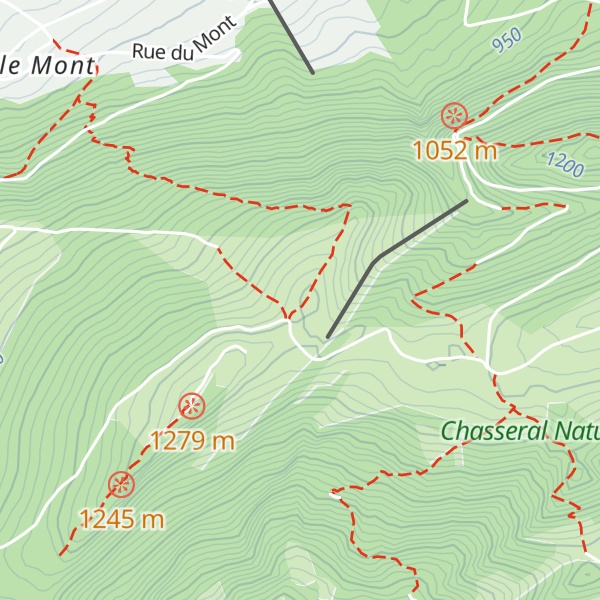 Map of Cabane Montoz