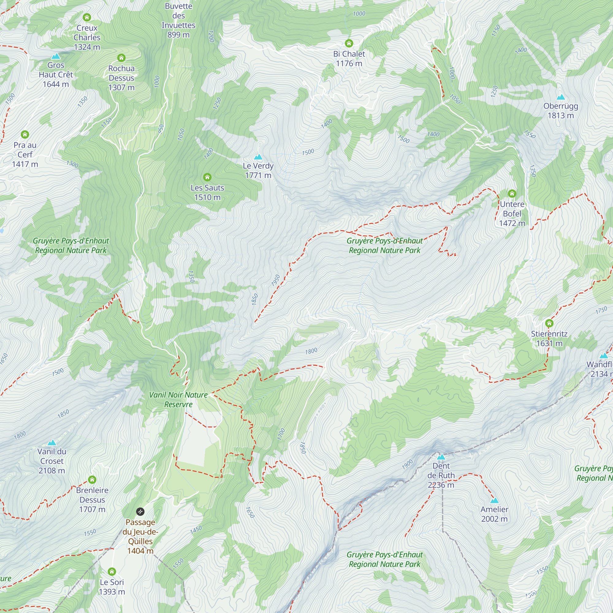 Hochmatt map