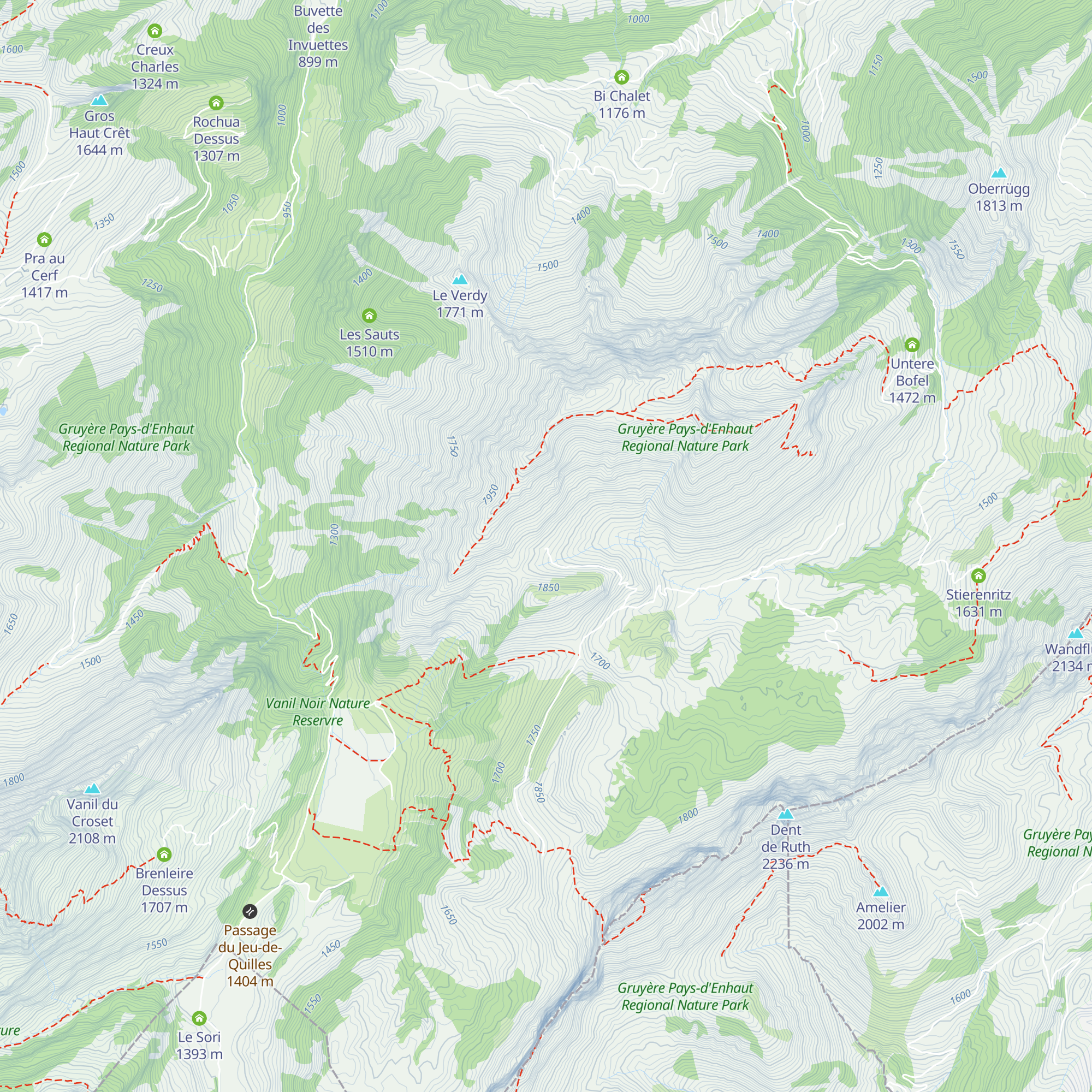 Hochmatt map