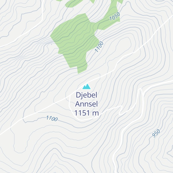 Map of Djebel Annsel
