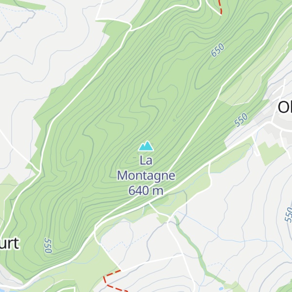 Map of La Montagne
