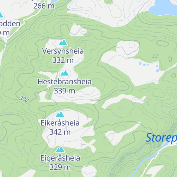 Map of Goggeråsen