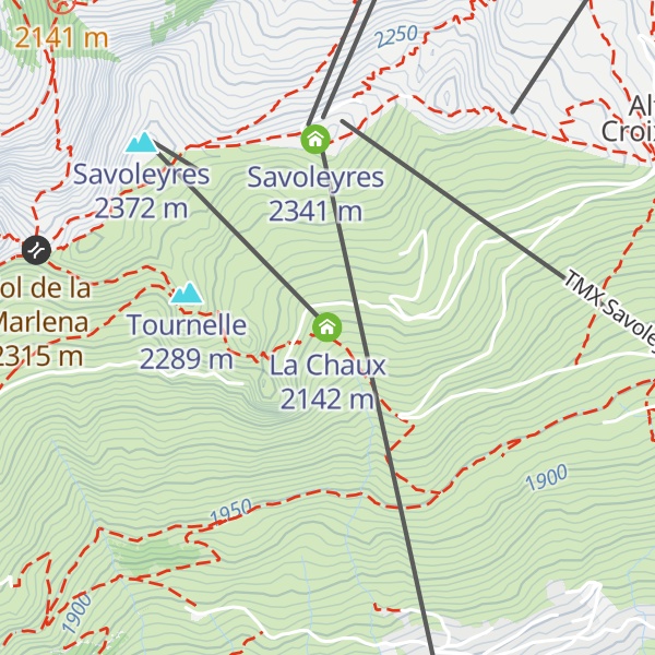 Map of La Chaux