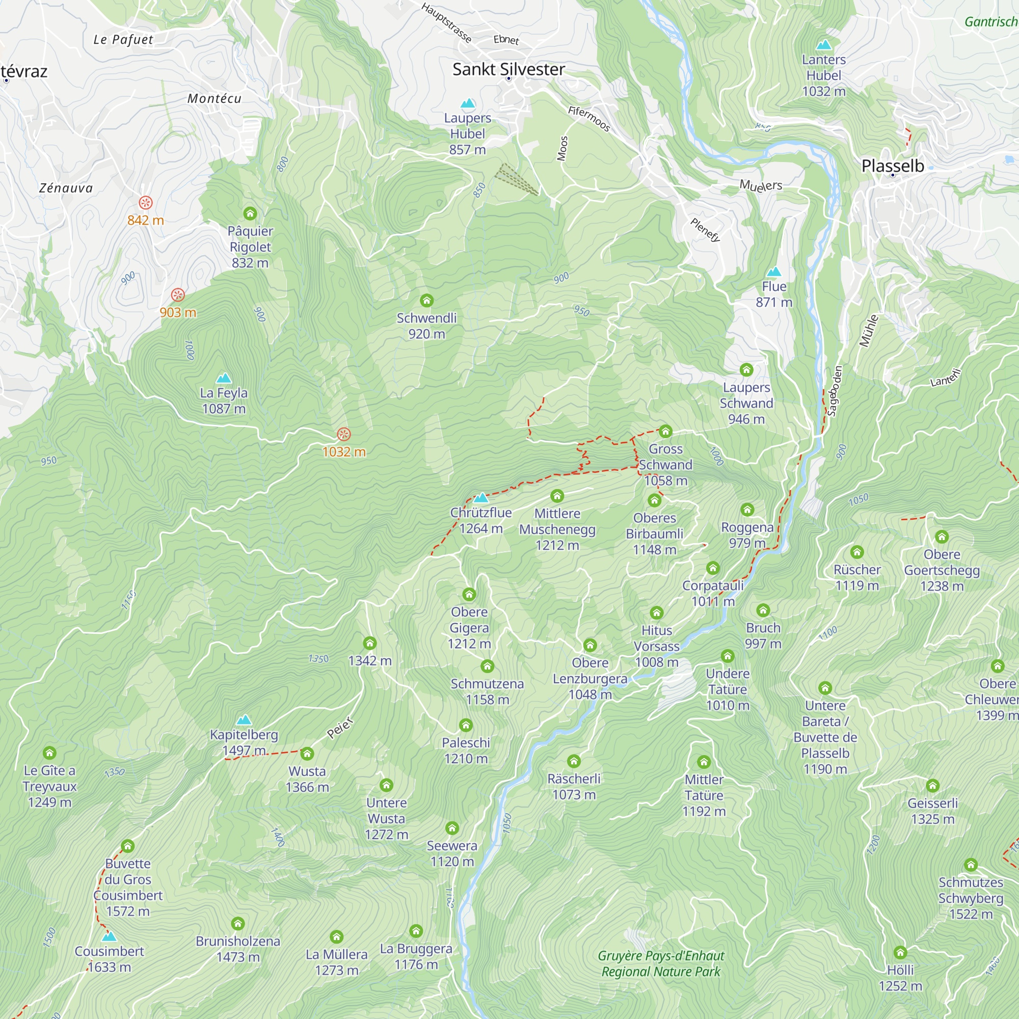 Hintere Muschenegg map