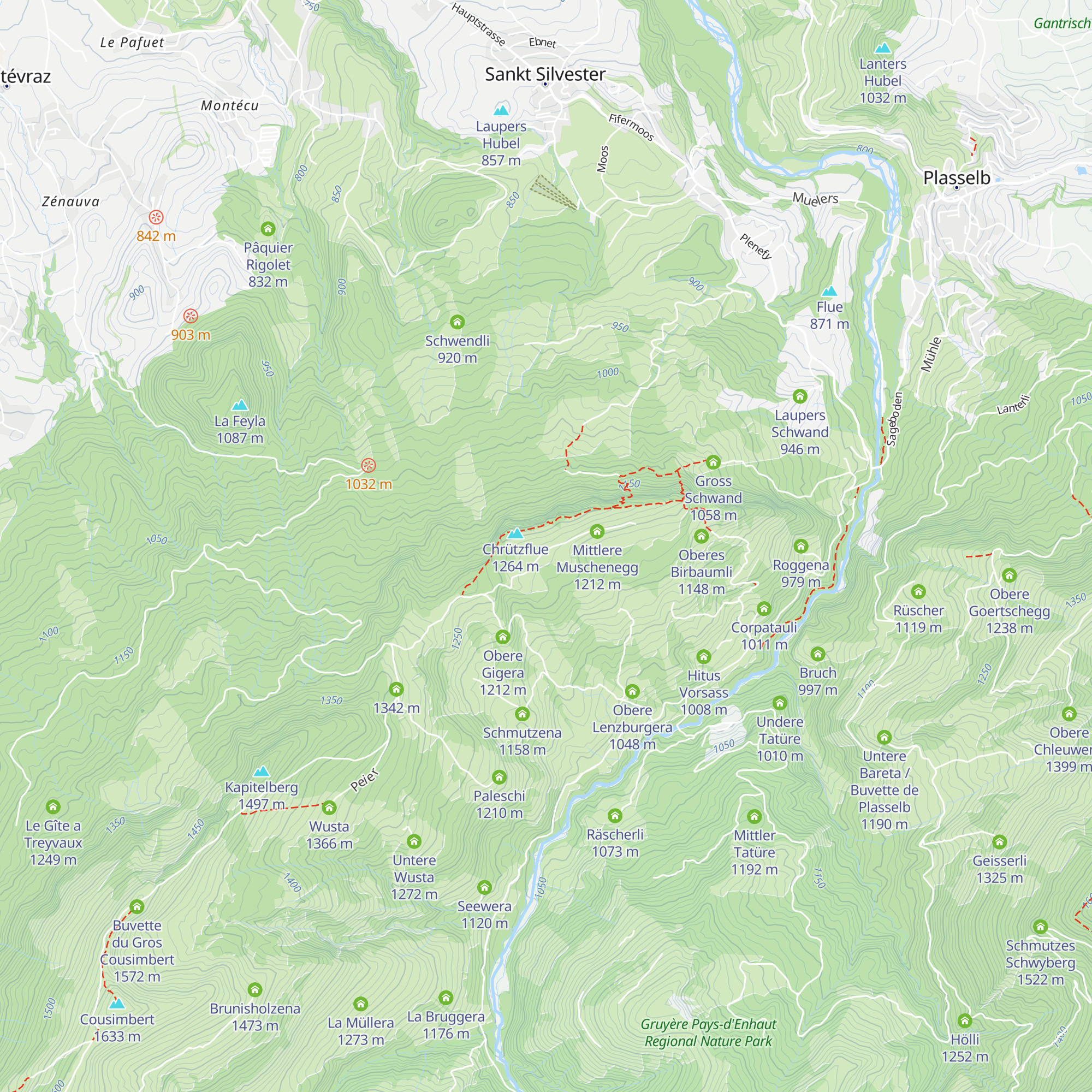 Hintere Muschenegg map