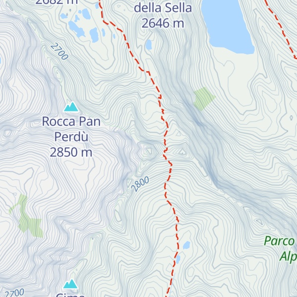 Map of Rocca della Paur