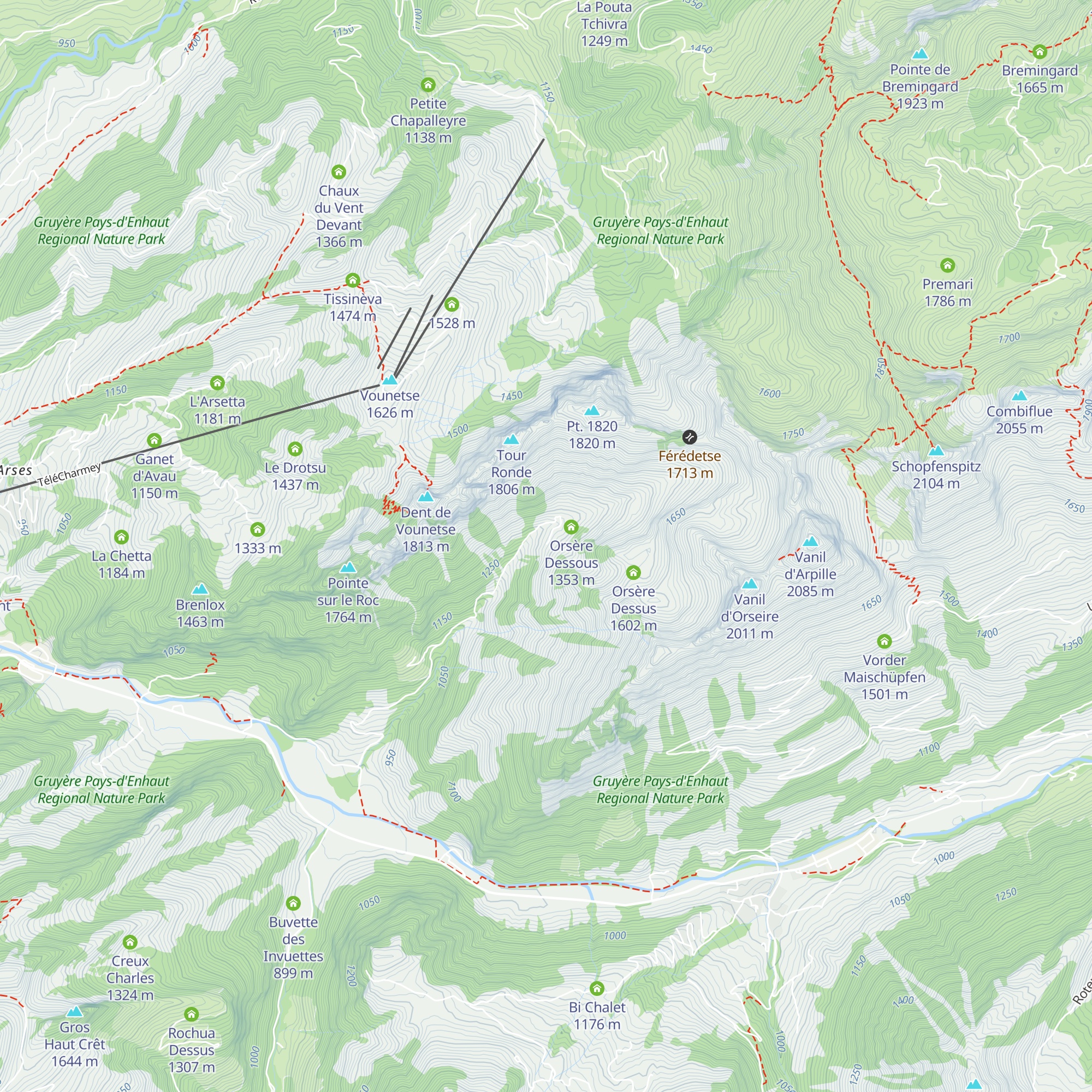 La Jaquetta Dessous map