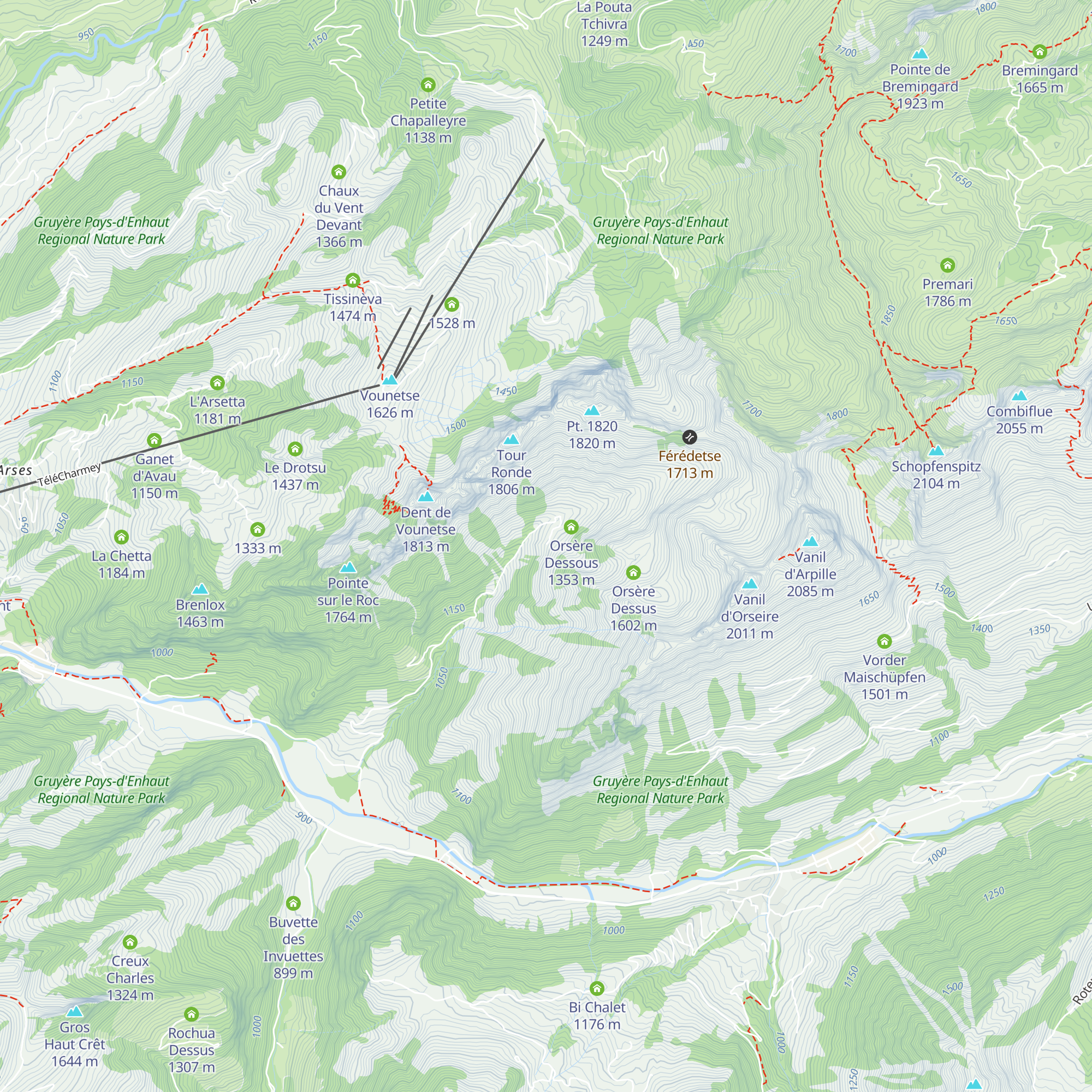 La Jaquetta Dessous map