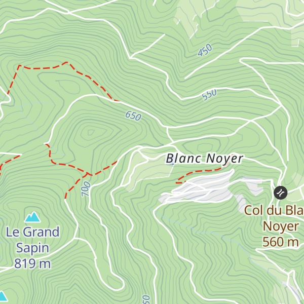 Map of Refuge du Pransureux