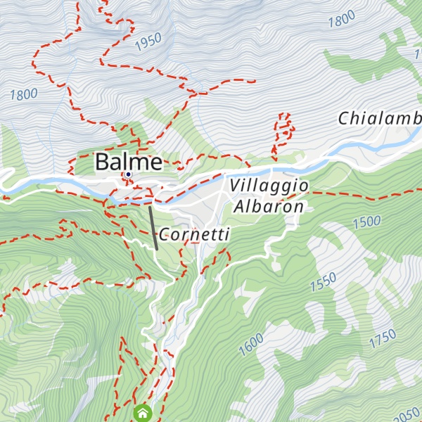 Map of Les Montagnards