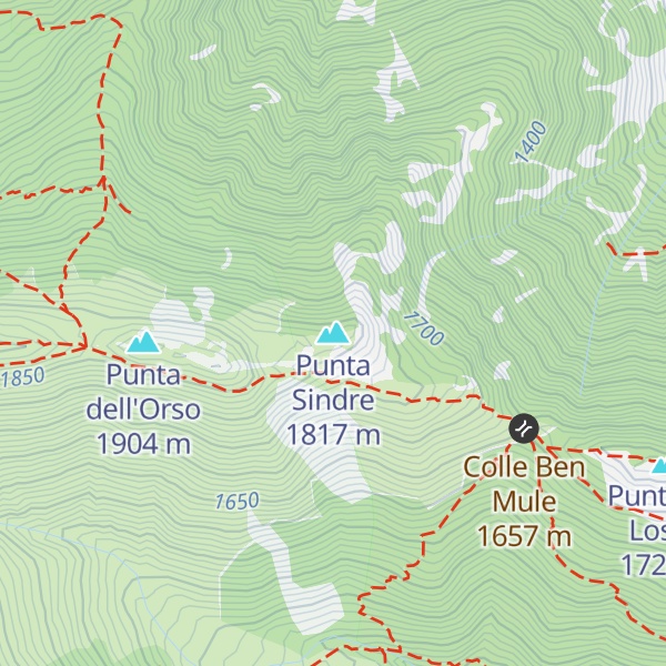 Map of Punta Sindre