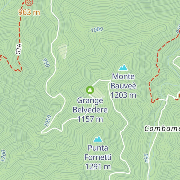Map of Grange Belvedere
