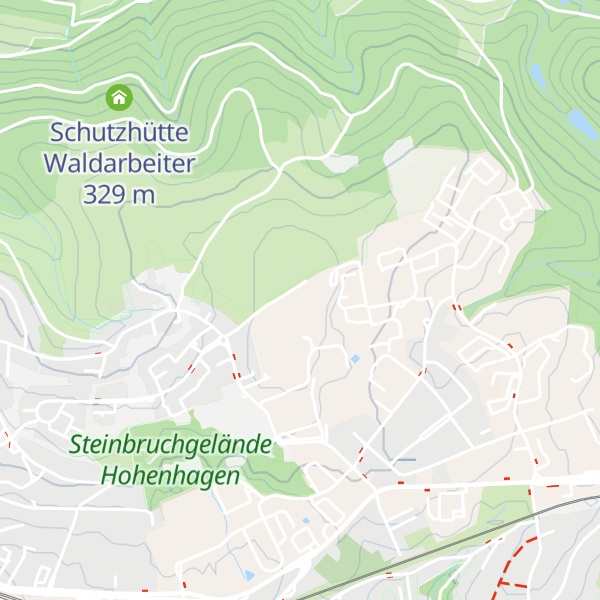 Map of Hohenhagen