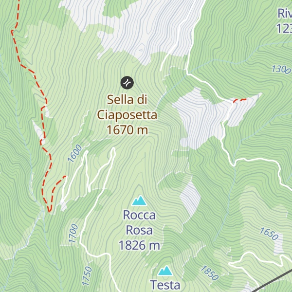 Map of Rocca del Fasan