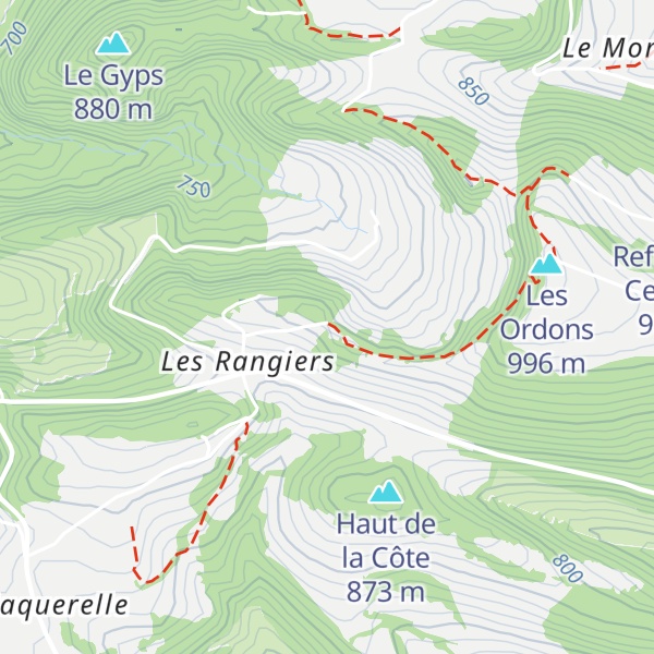 Map of Cabane des Ordons