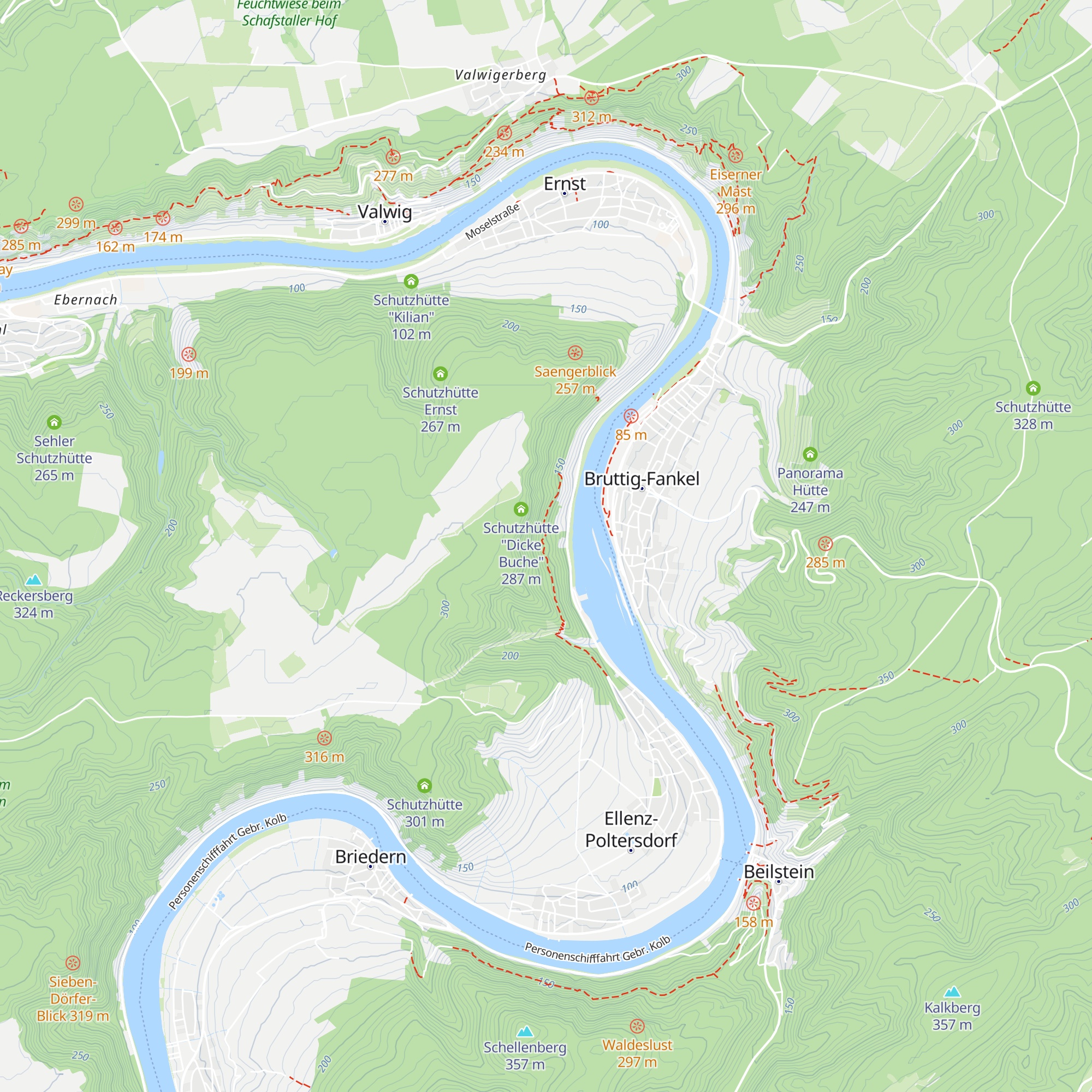 Schutzhütte map