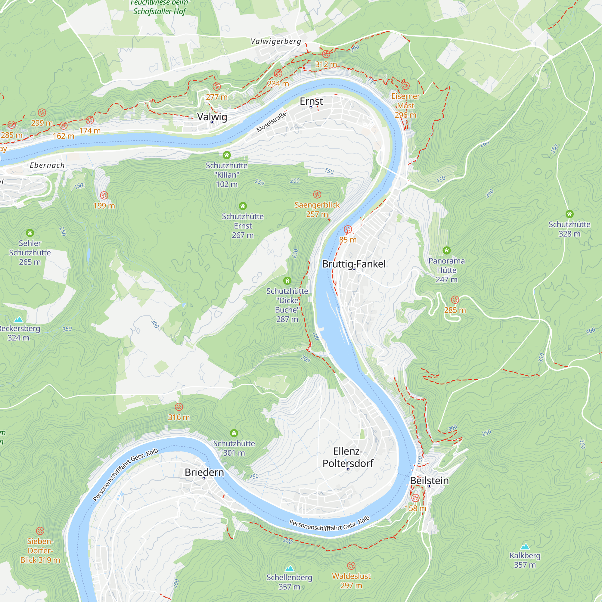 Schutzhütte map