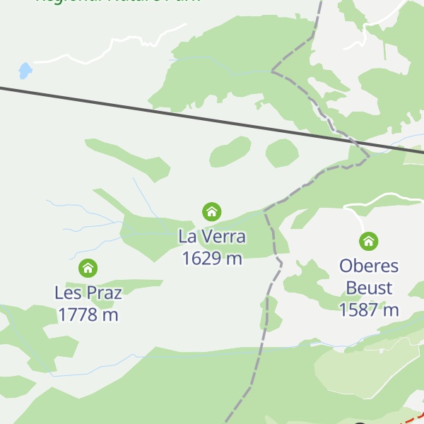 Map of La Verra