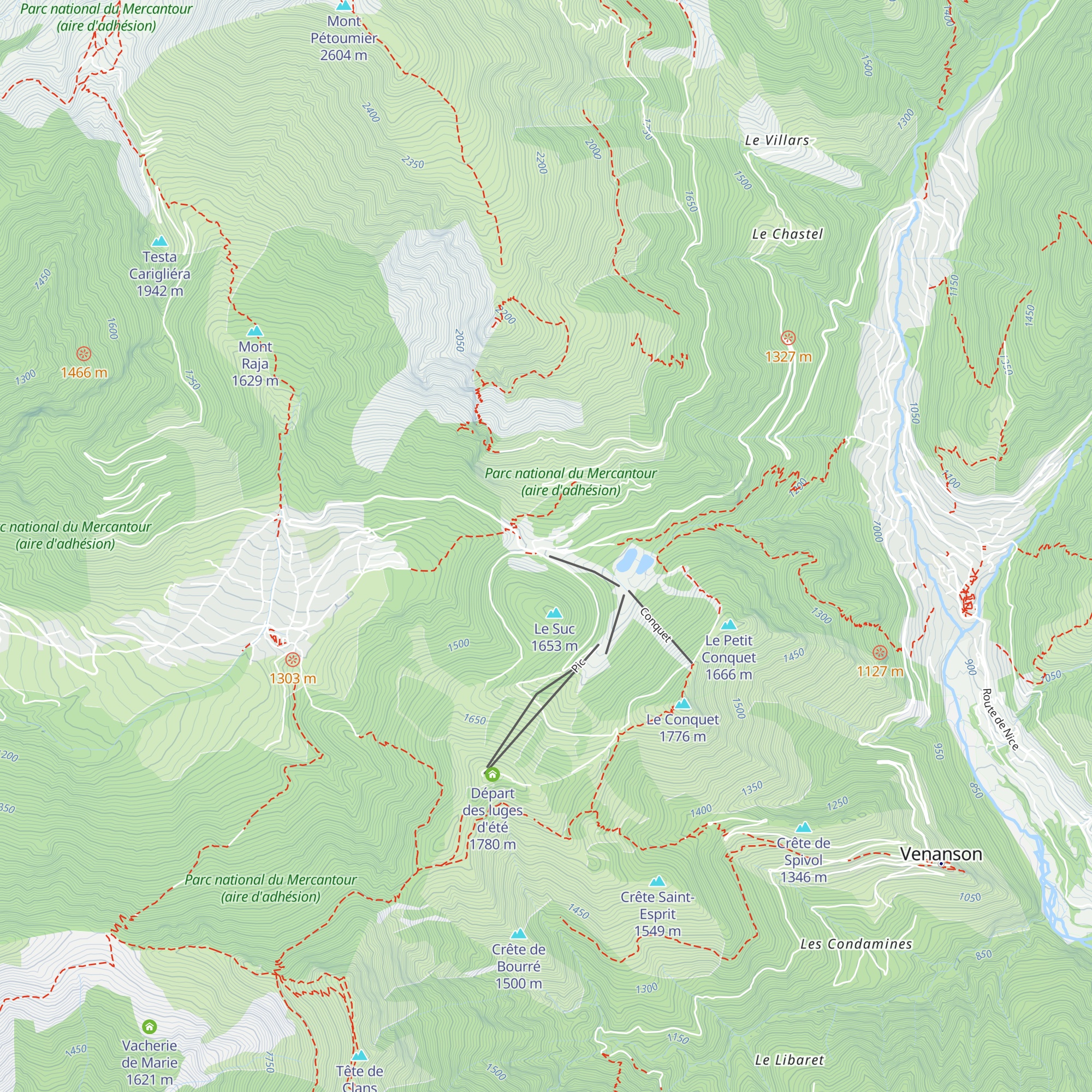 Chez Frankie map