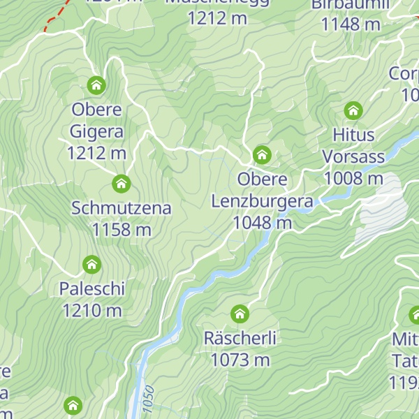 Map of Lenzburgera