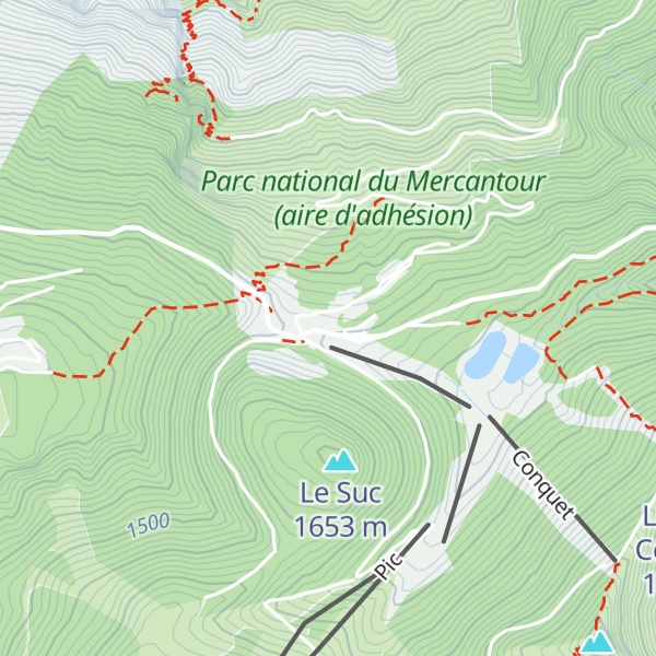Map of La Barquette
