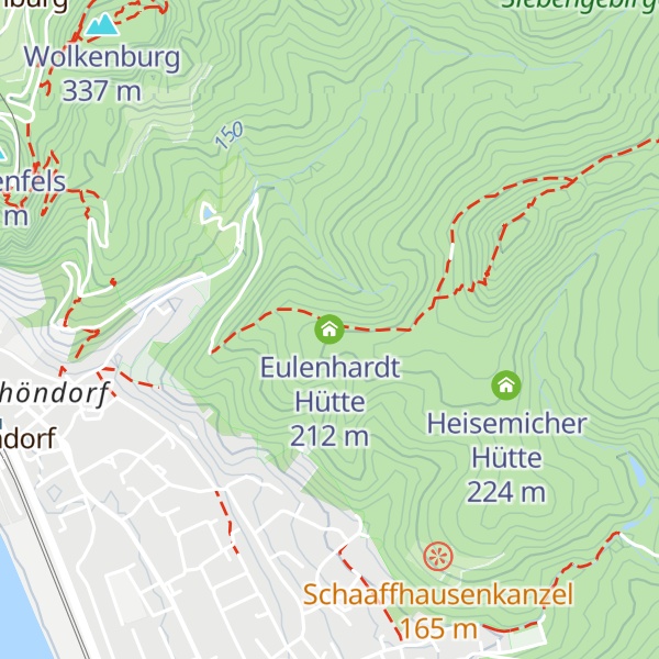 Map of Eulenhardt Hütte