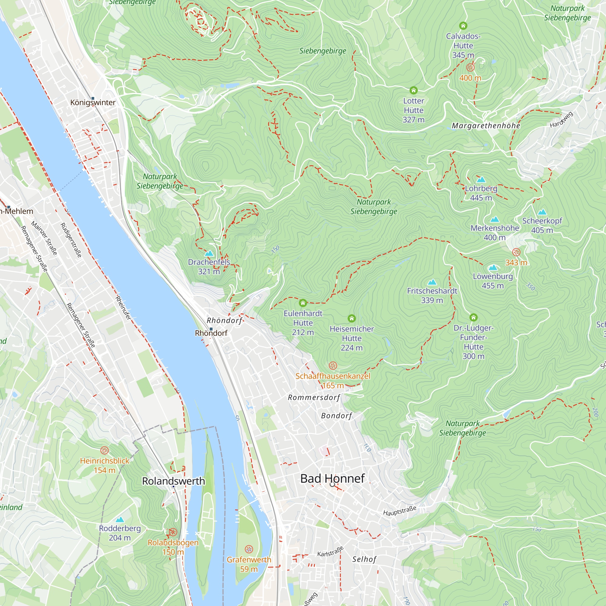 Eulenhardt Hütte map