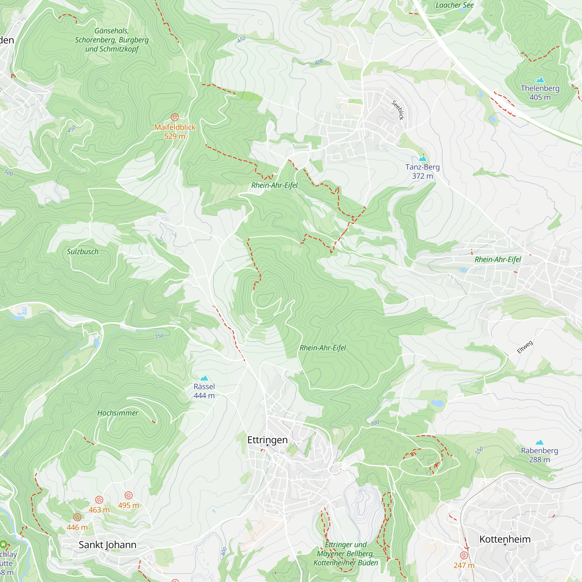 Genovefahütte map