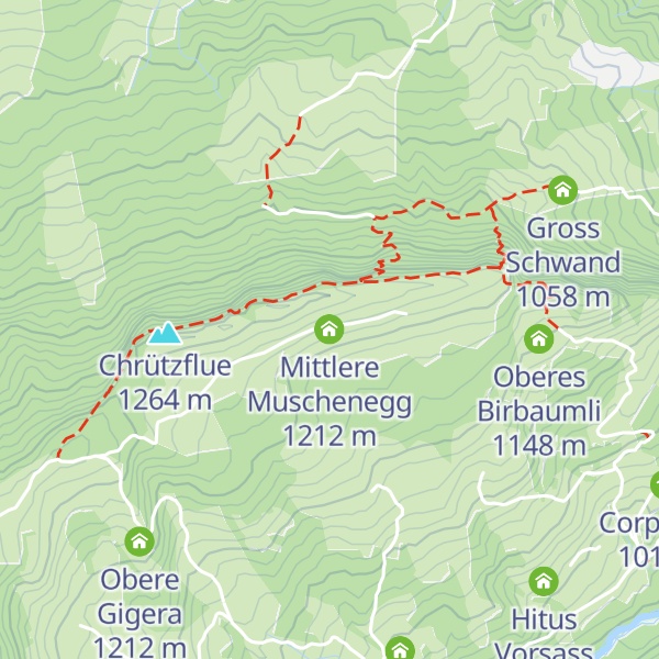 Map of Mittlere Muschenegg