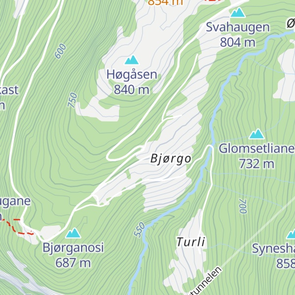 Map of Trohaugen