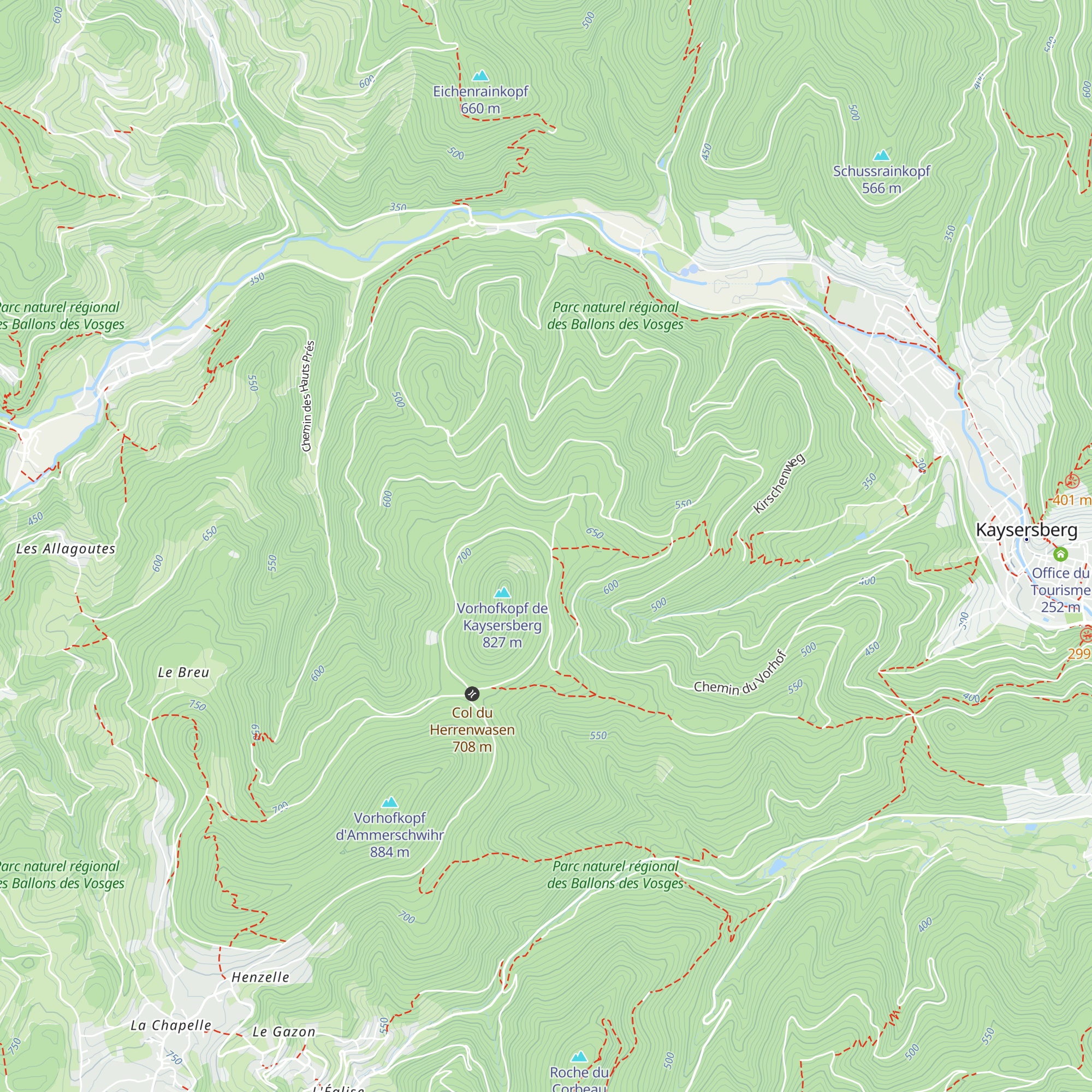 Chalet Jean Weibel map