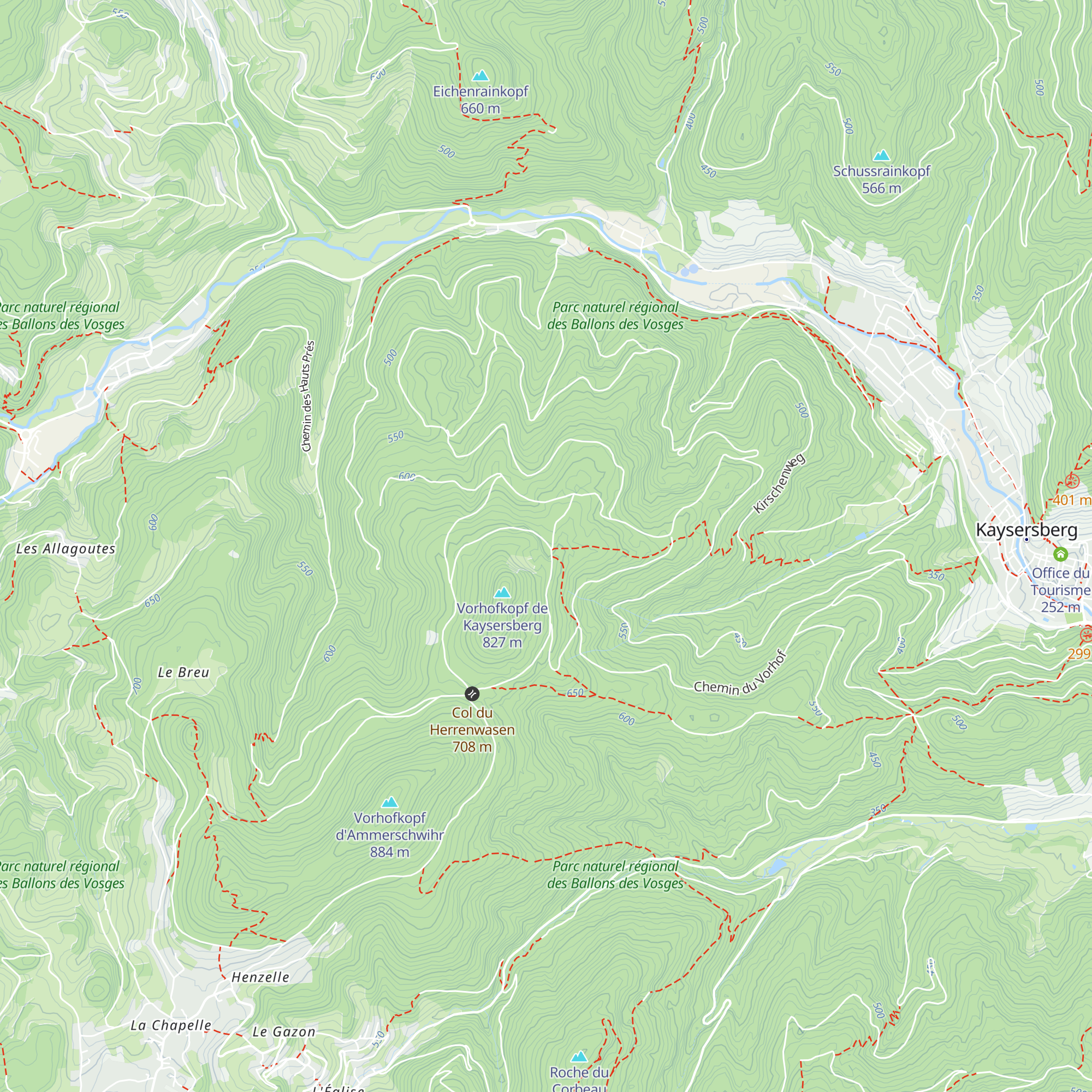 Chalet Jean Weibel map
