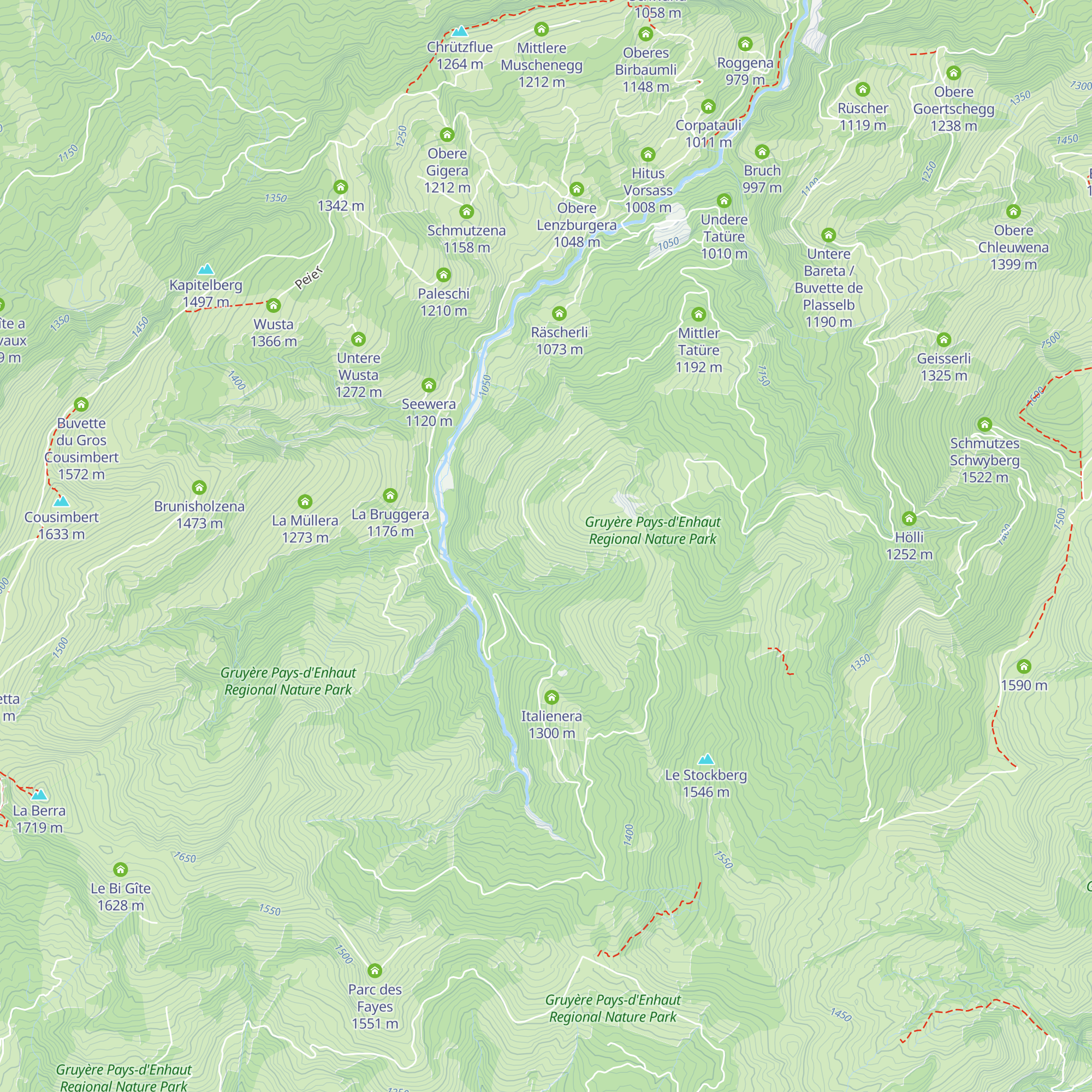 Lanthemannli map
