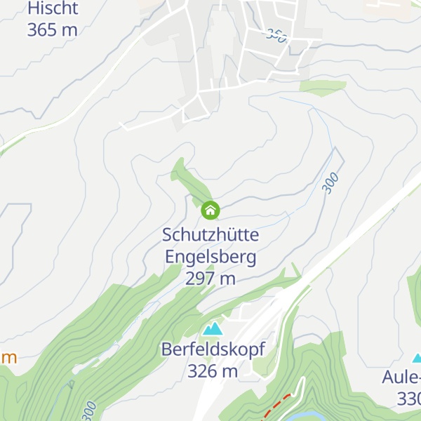 Map of Schutzhütte Engelsberg