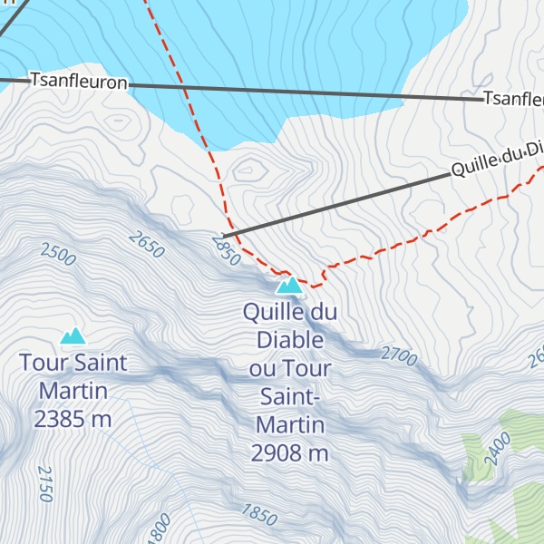 Map of Refuge L'Espace
