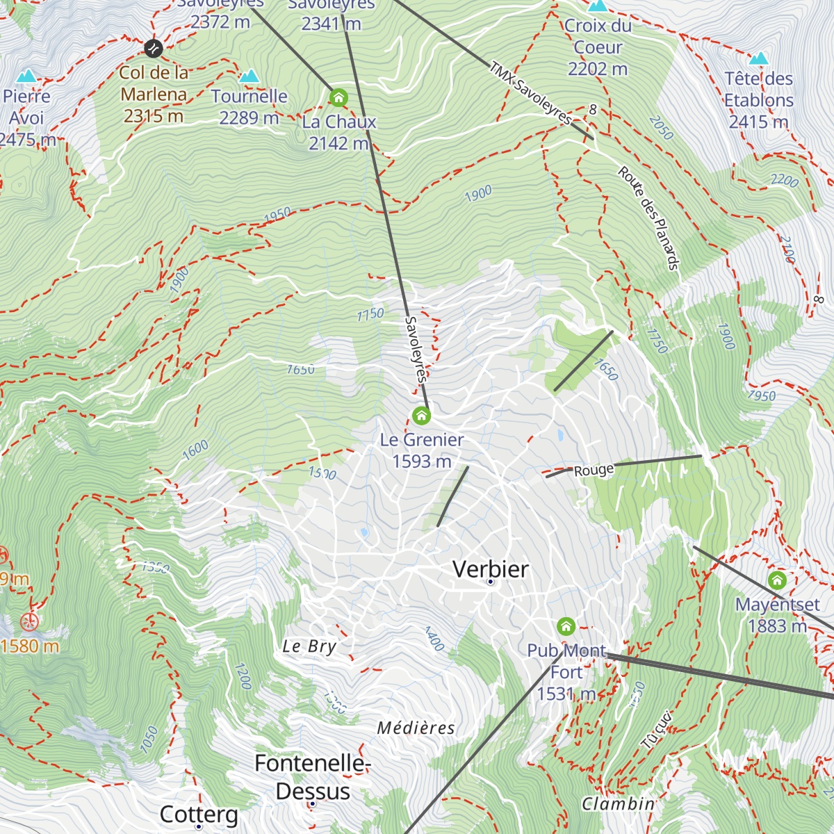 La Table d'Adrien map