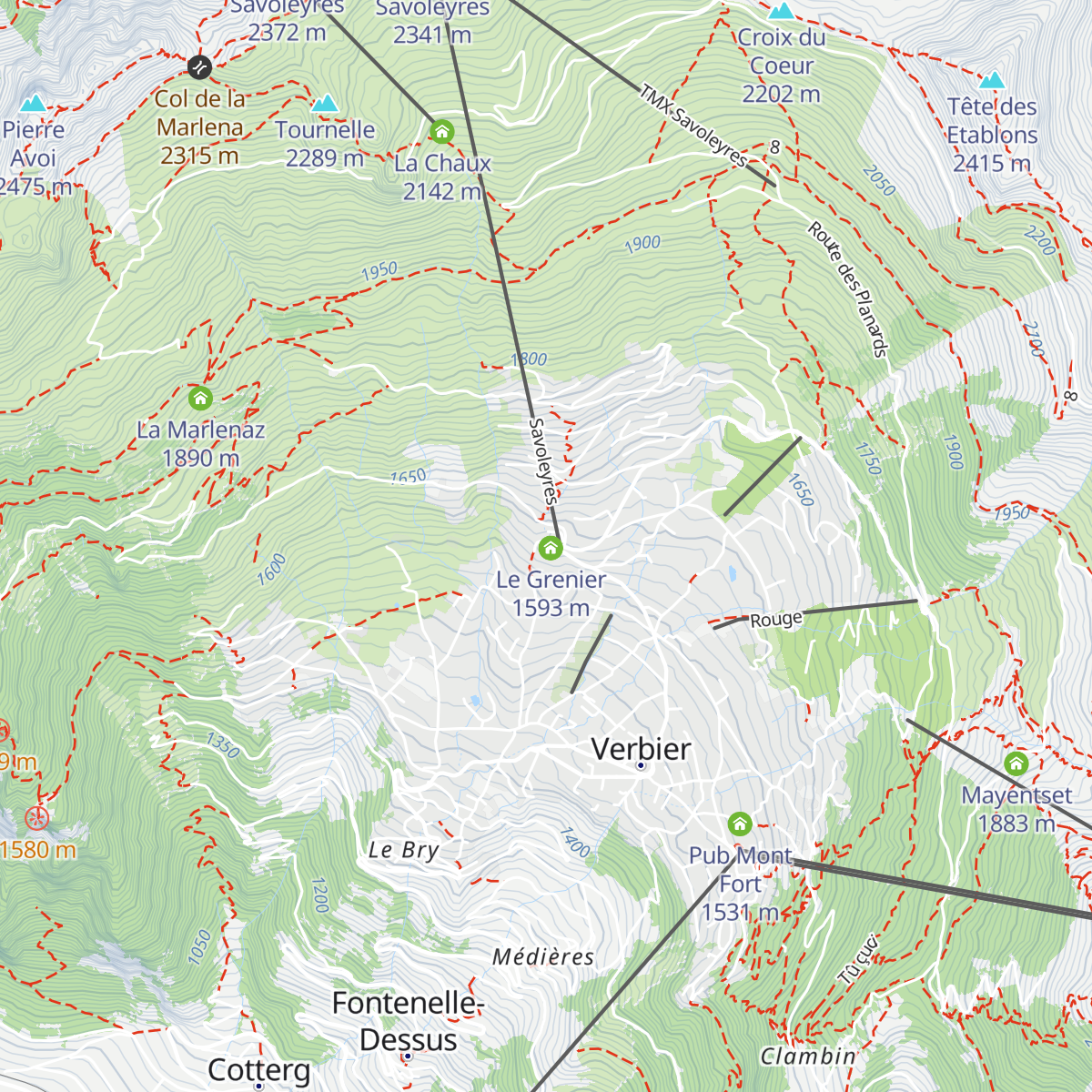 Le Chalet d'Adrien map