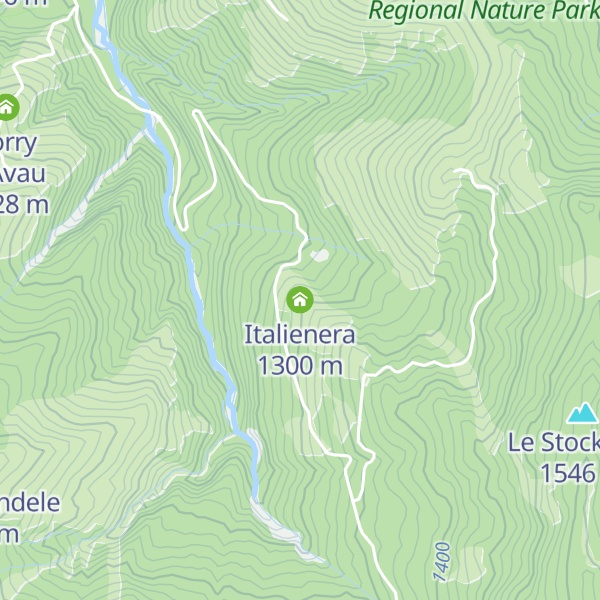 Map of Italienera