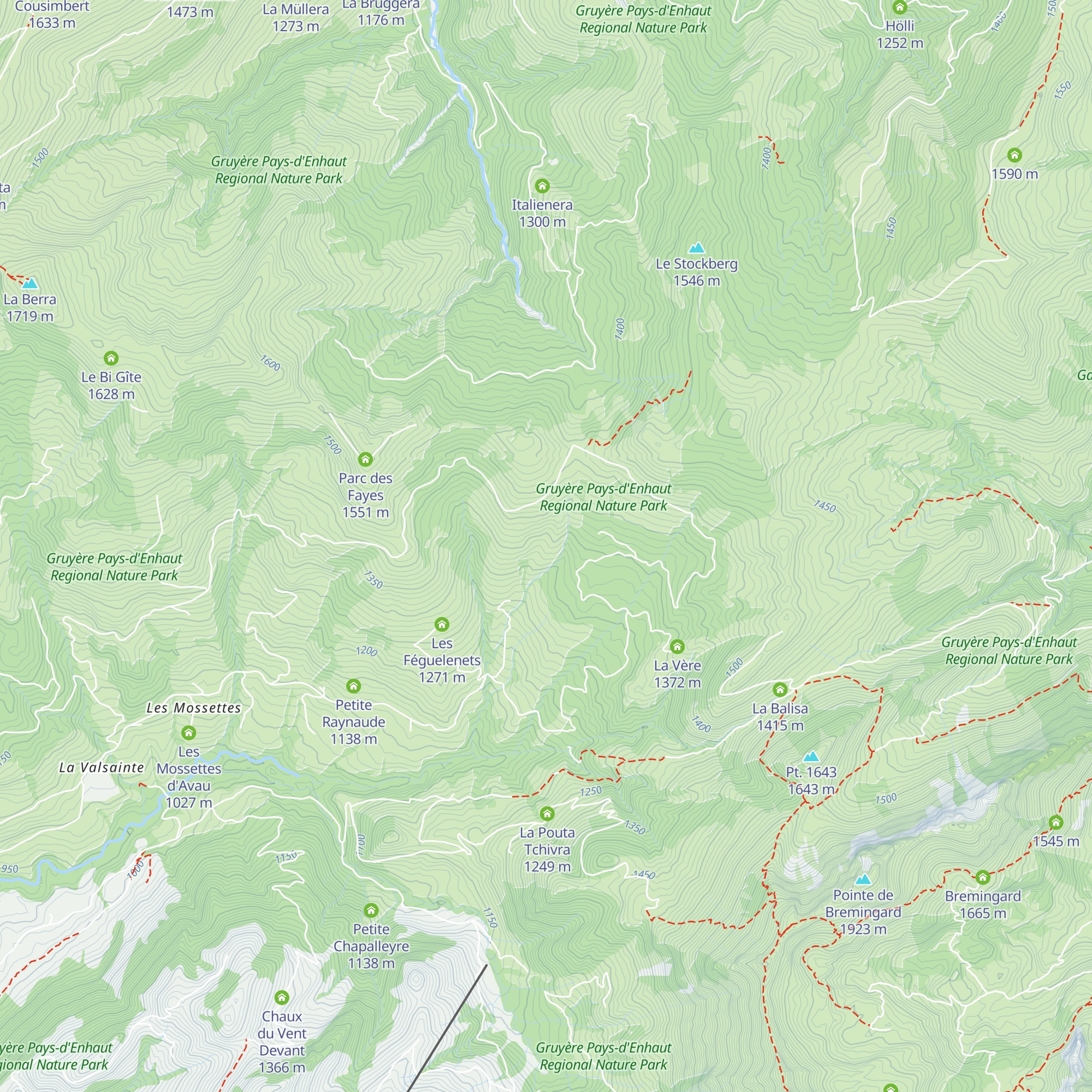 La Gissetta map