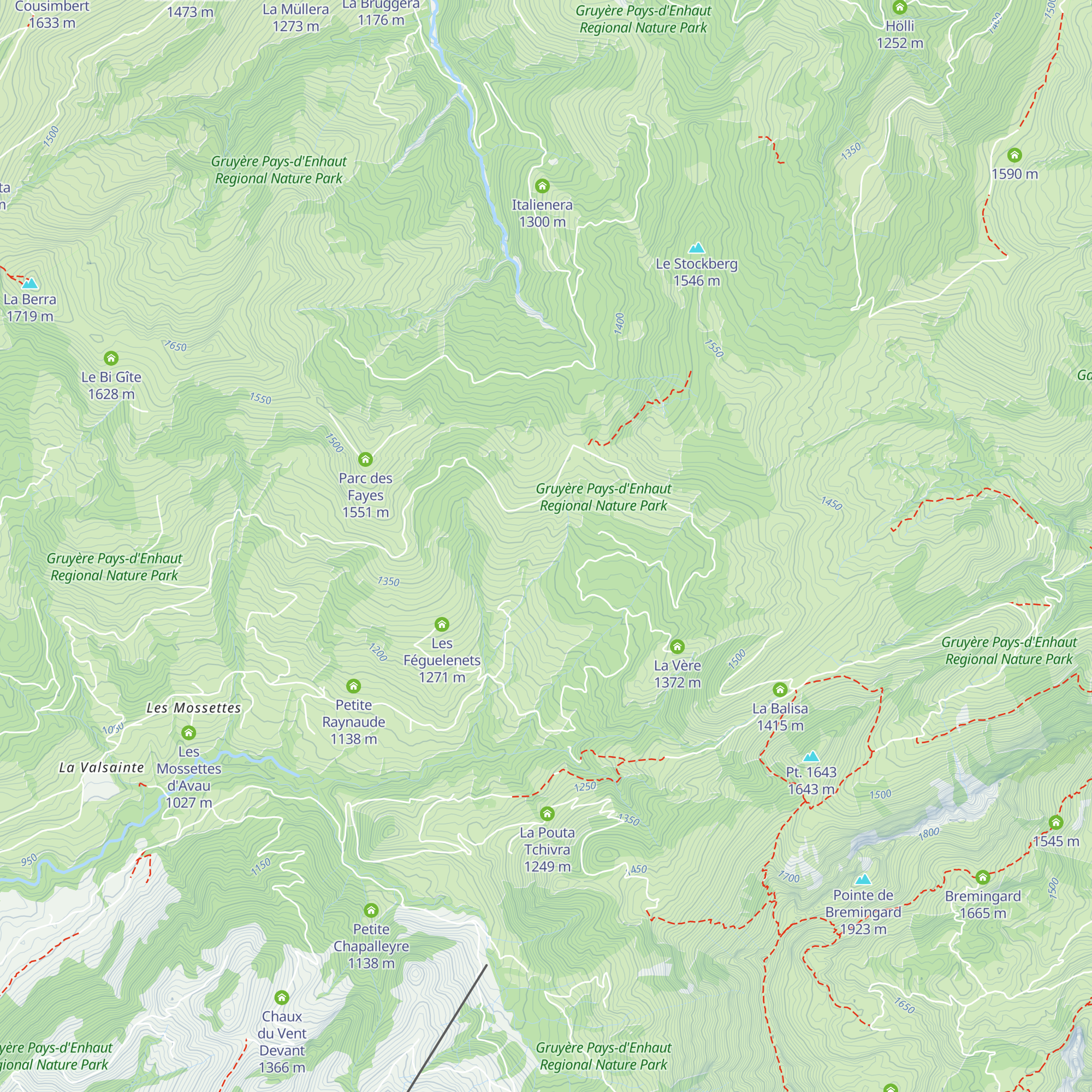 La Gissetta map