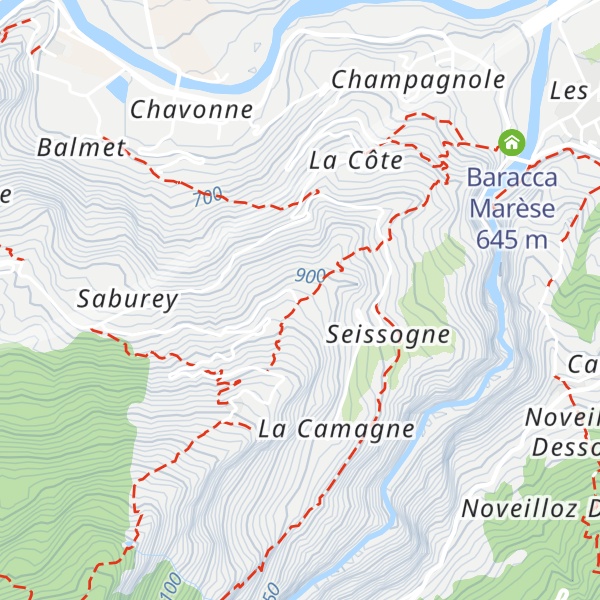 Map of Il Noce e la Strega