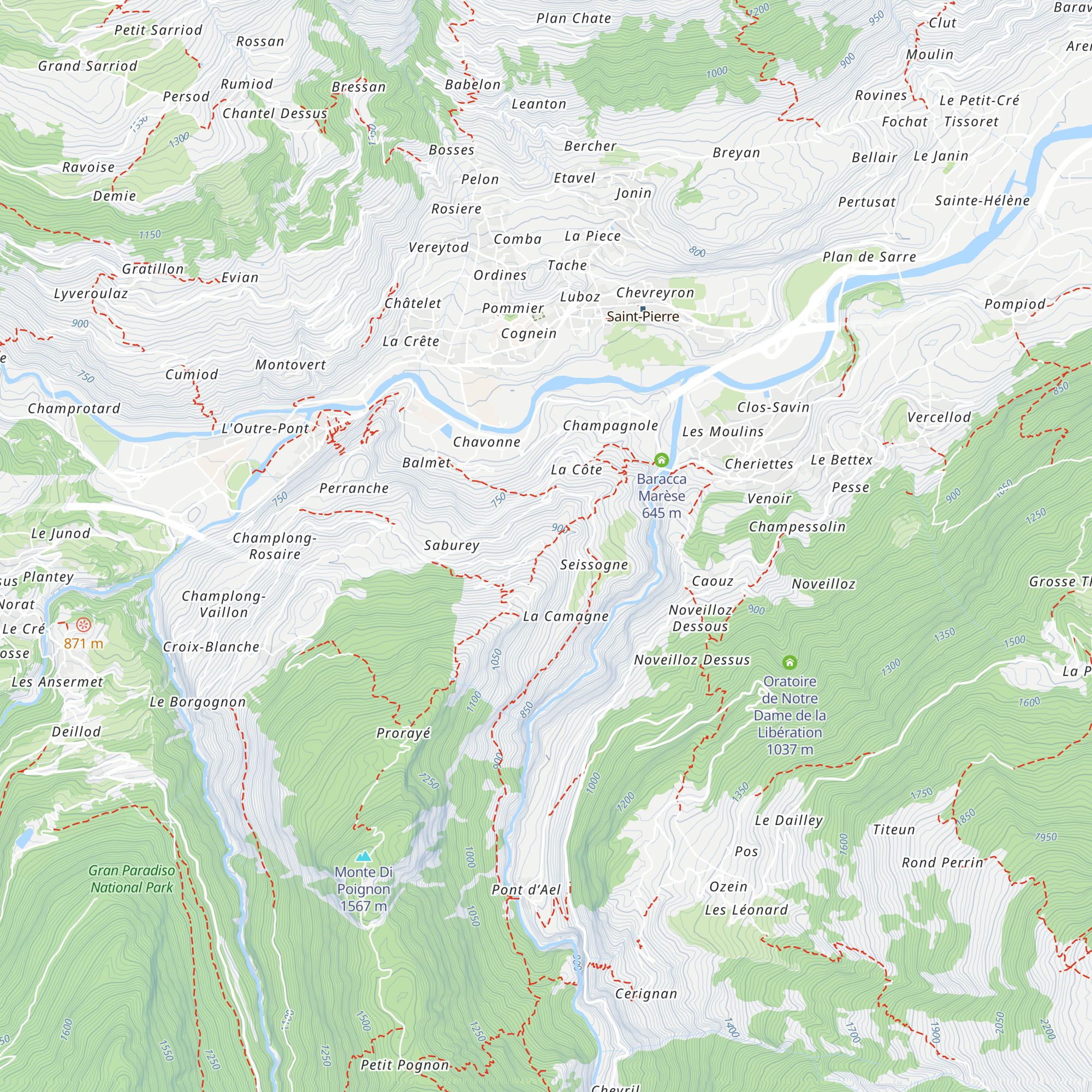 Il Noce e la Strega map