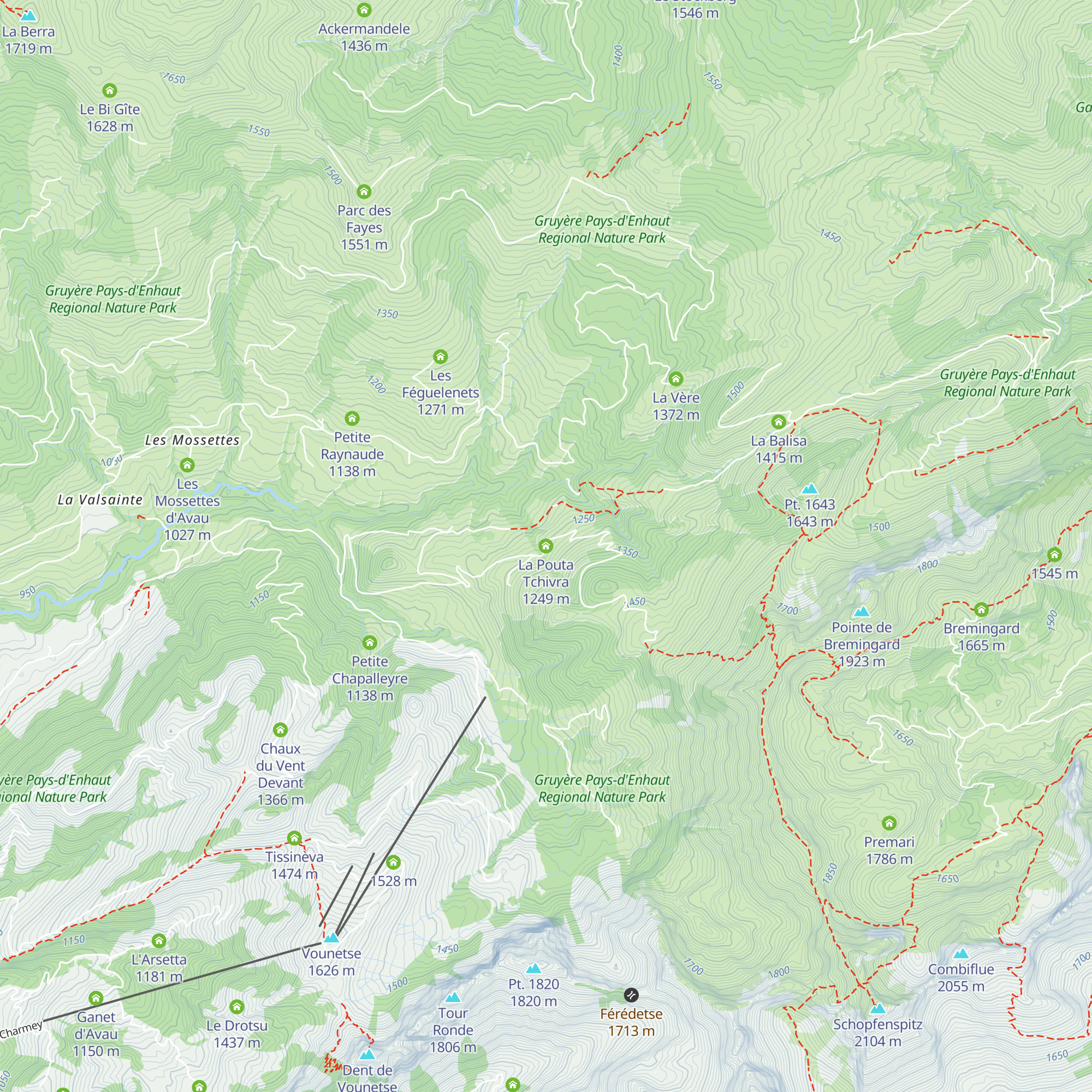 La Pouta Tchivra map
