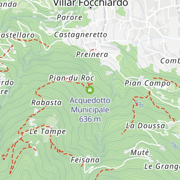 Map of Acquedotto Municipale