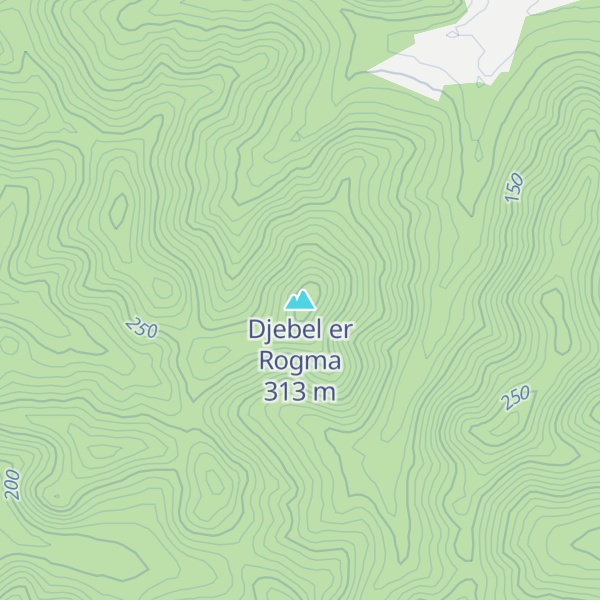 Map of Djebel er Rogma