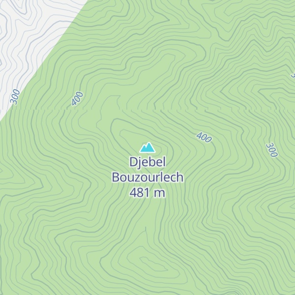 Map of Djebel Bouzourlech