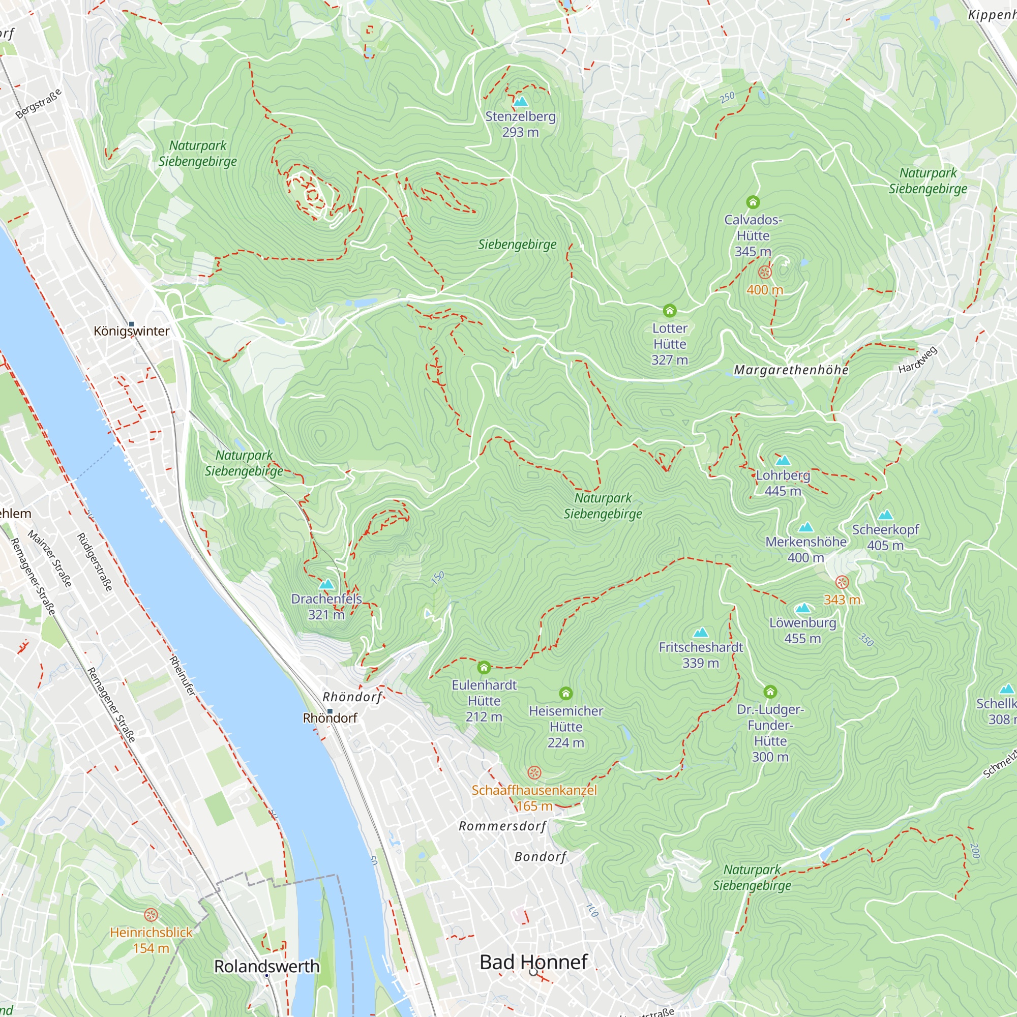Bolvershahn-Hütte map