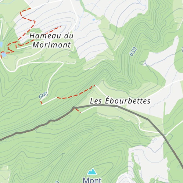 Map of Rocher de la Sorcière