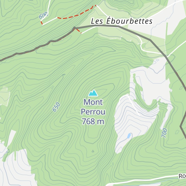 Map of Mont Perrou