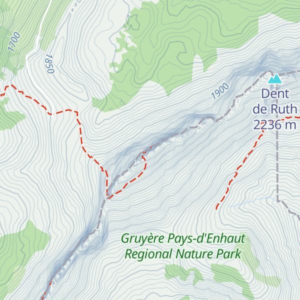 Map of Dent de Savigny